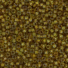 Miyuki rocailles Perlen 11/0 - Fancy lined sunflower 11-3524